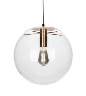 Lampa wisząca SANDRA 40 miedziana - szkło, metal