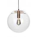 Lampa wisząca SANDRA 40 miedziana - szkło, metal