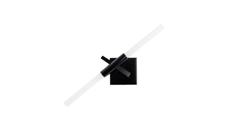 Lampa ścienna CANDELABR WALL czarna - aluminium, szkło