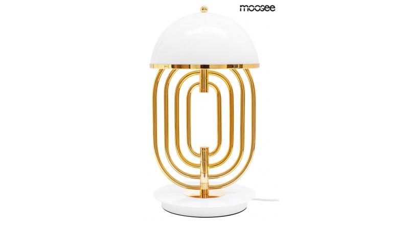 MOOSEE lampa stołowa BOTTEGA złota / biała