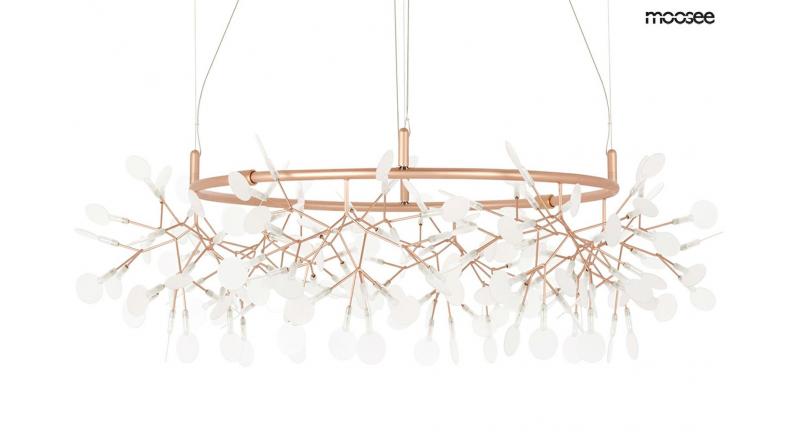 MOOSEE lampa wisząca FLORA 160 miedziana
