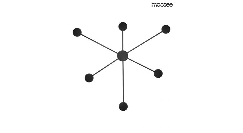MOOSEE lampa ścienna SHADOW 6 CLOSE czarna