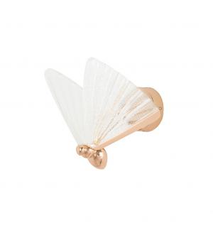 Lampa ścienna BUTTERFLY S różowe złoto