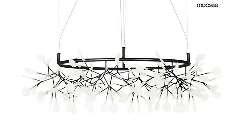 MOOSEE lampa wisząca FLORA 125 czarna