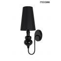 MOOSEE lampa ścienna QUEEN 15 czarna