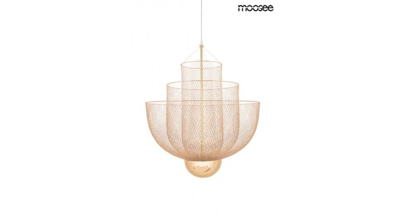 MOOSEE lampa wisząca MESH 45 złota