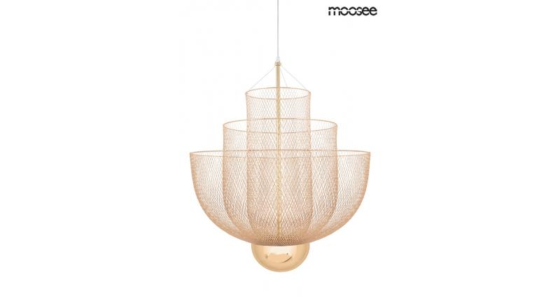 MOOSEE lampa wisząca MESH 60 złota