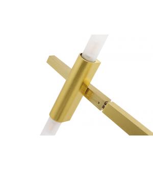 Lampa wisząca CANDELABR 14 złota - aluminium, szkło